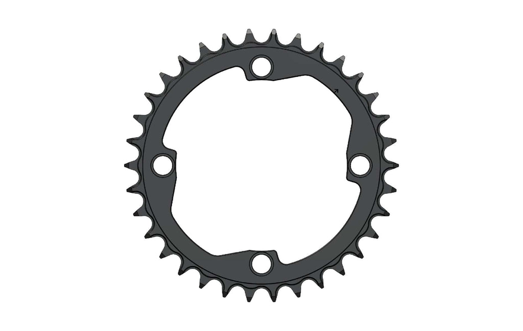 34T Narrow wide Chainring for 104BCD T-Type chain compatible