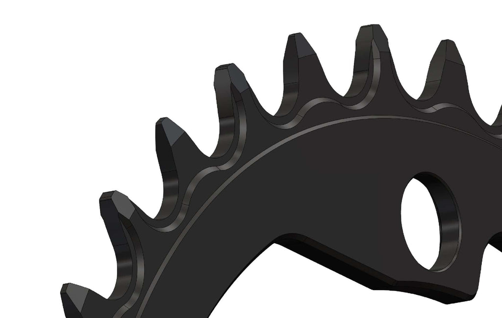 34T Narrow wide Chainring for 104BCD T-Type chain compatible