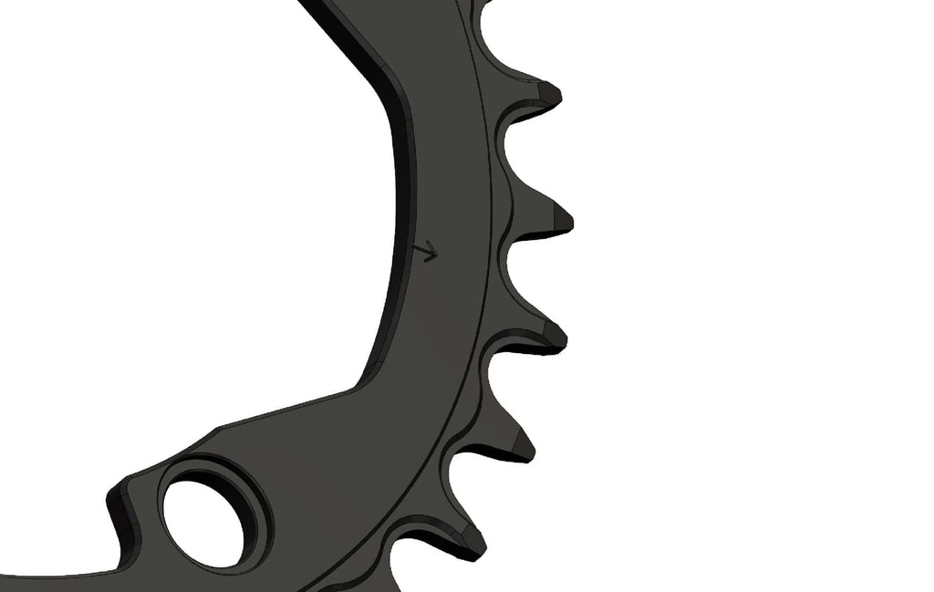 34T Narrow wide Chainring for 104BCD T-Type chain compatible