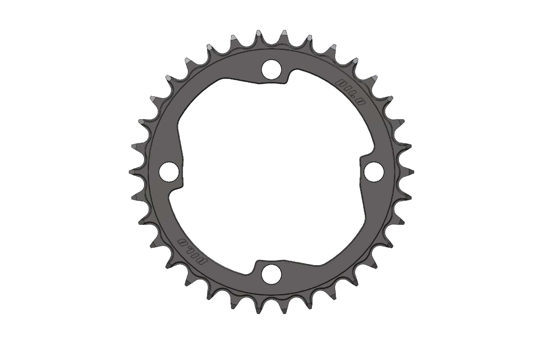 34T Narrow wide Chainring for 104BCD T-Type chain compatible