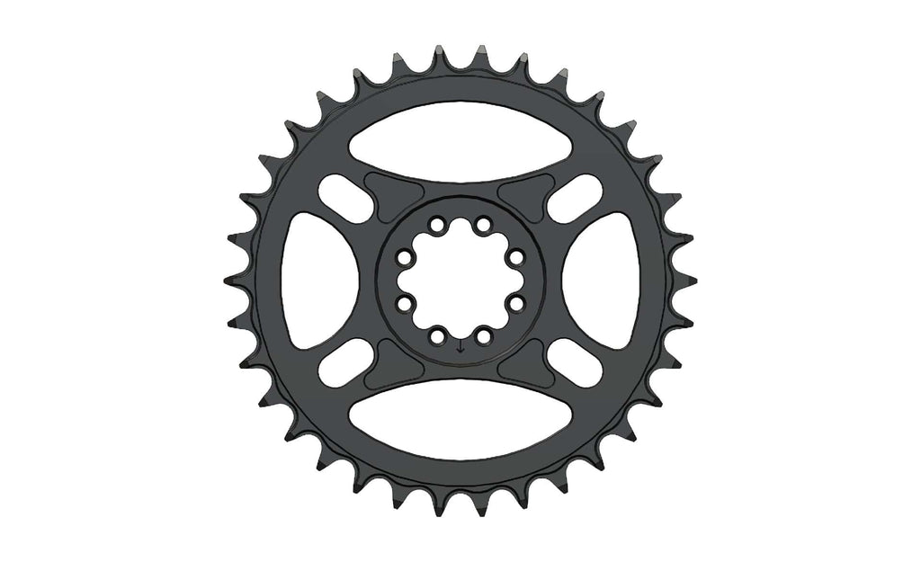34T Narrow wide Chainring for 8 hole T-Type crank and chain