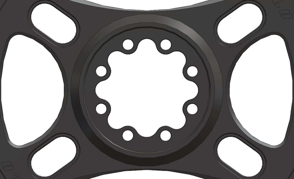 34T Narrow wide Chainring for 8 hole T-Type crank and chain