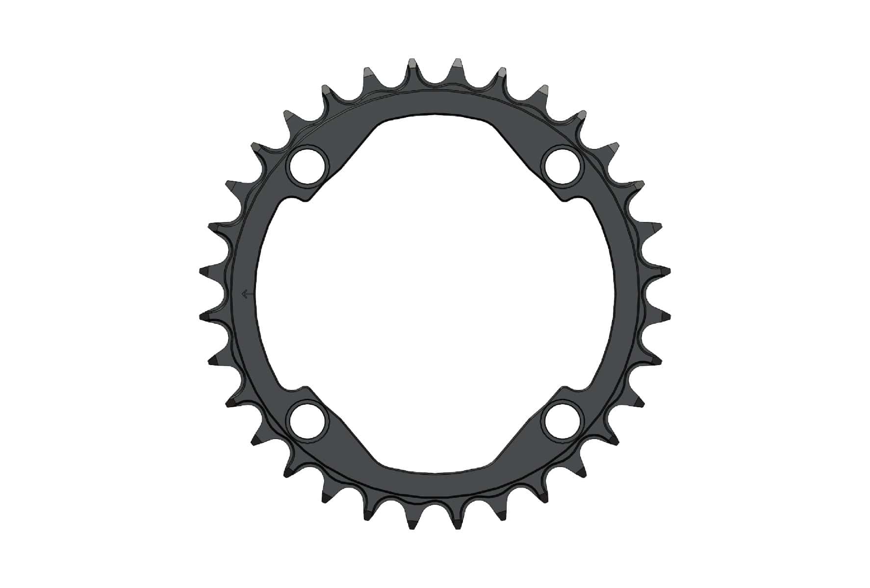32T Narrow wide Chainring for 104BCD T-Type chain compatible