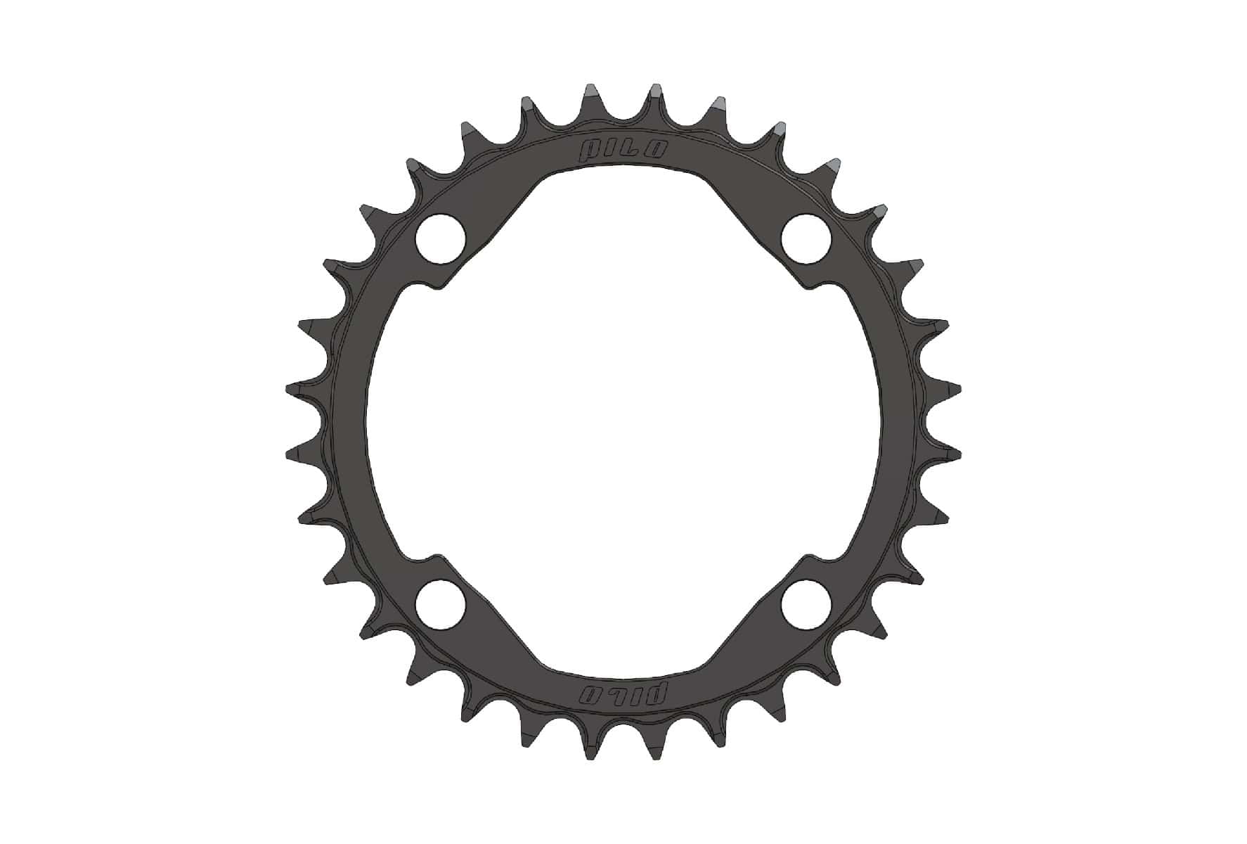 32T Narrow wide Chainring for 104BCD T-Type chain compatible