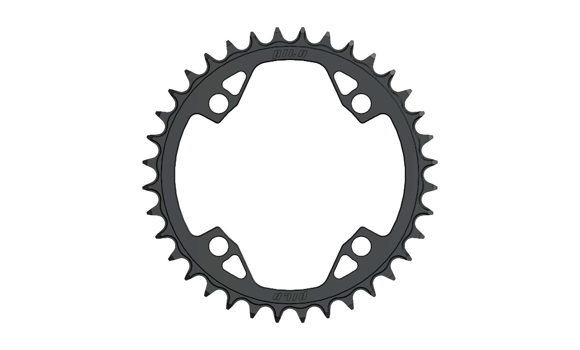 36T Narrow wide Chainring for 104BCD T-Type chain compatible