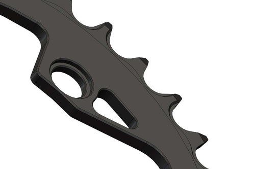 38T Narrow wide Chainring for 104BCD Sram T-Type