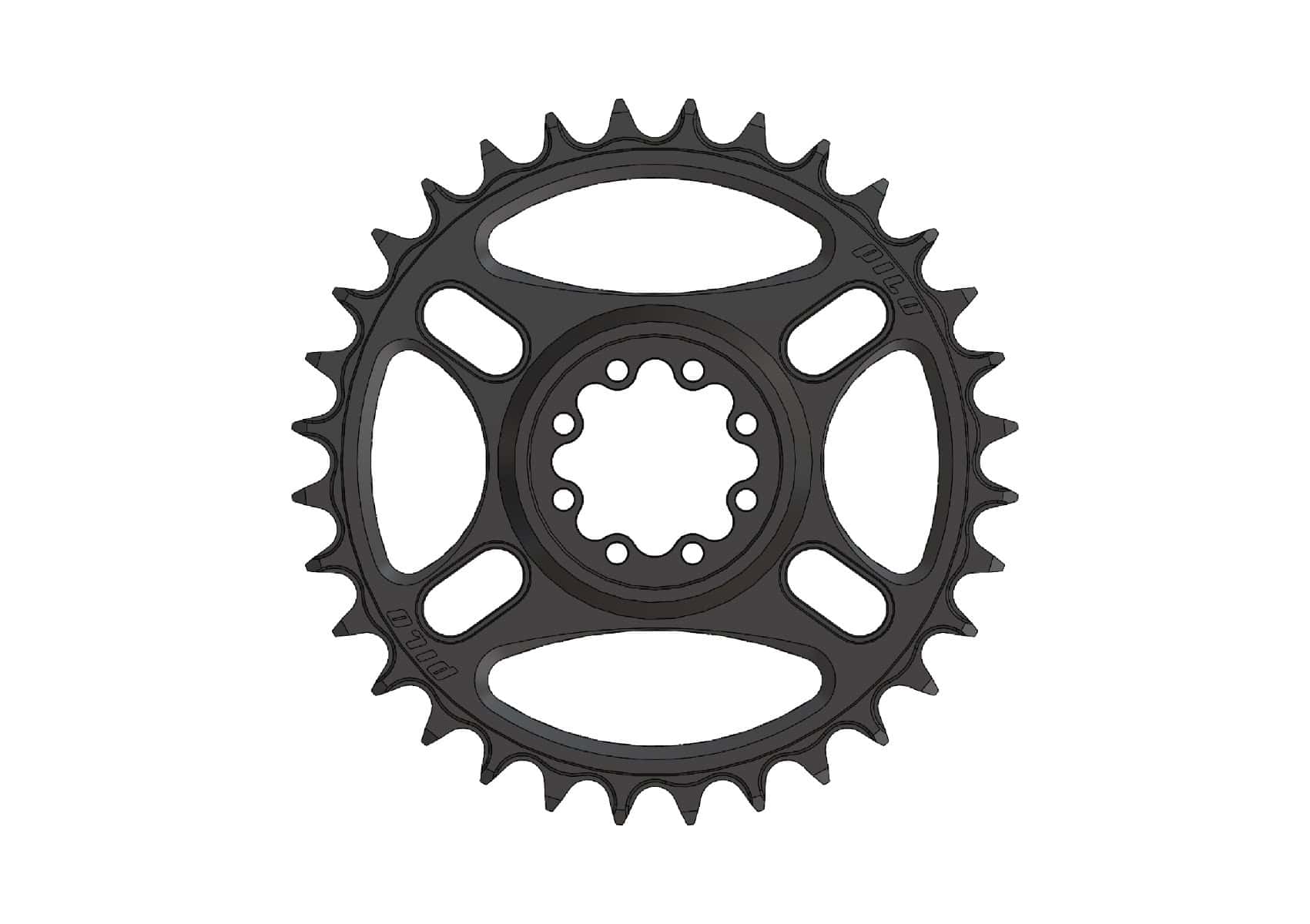 32T Narrow wide Chainring for 8 hole T-Type crank and chain