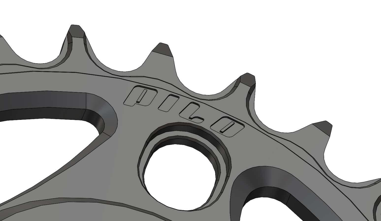28T Narrow wide Chainring for 8 hole T-Type crank and chain
