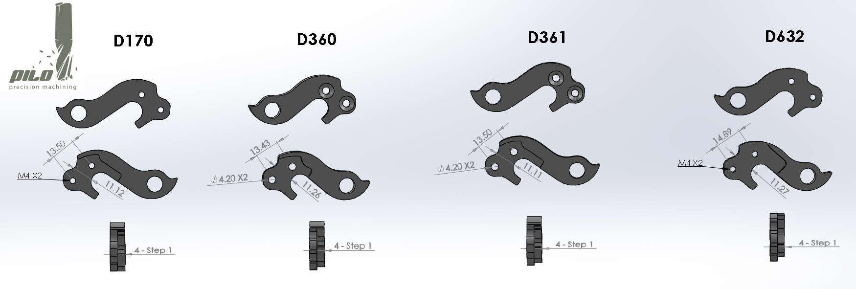 Derailleur hanger for Cube