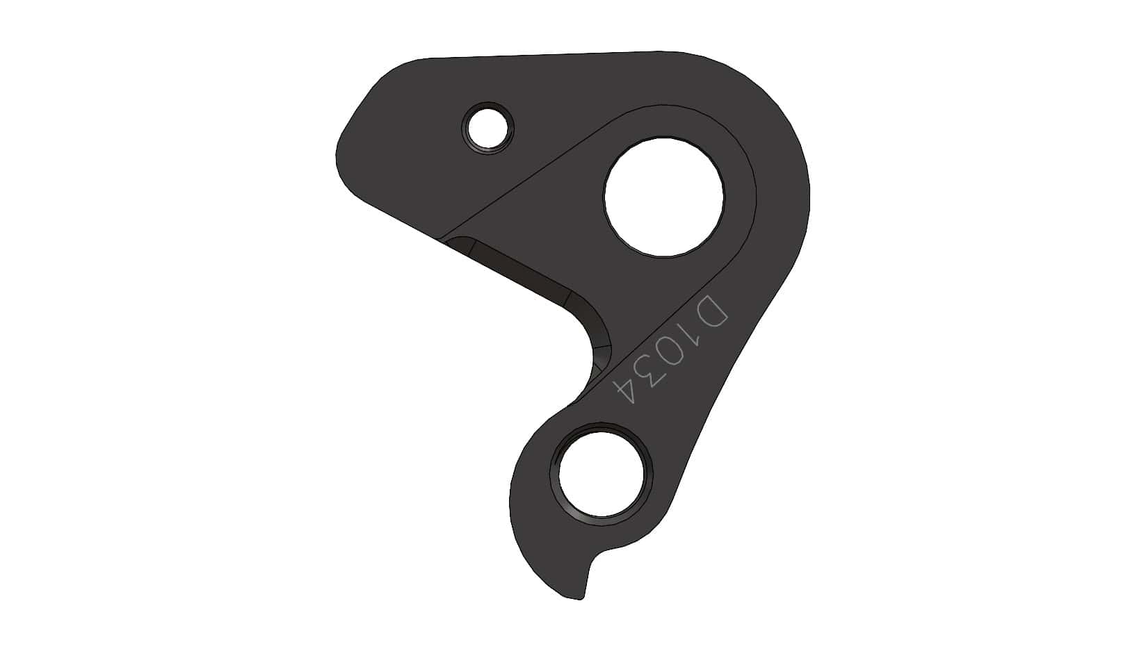 Derailleur hanger for rock machine