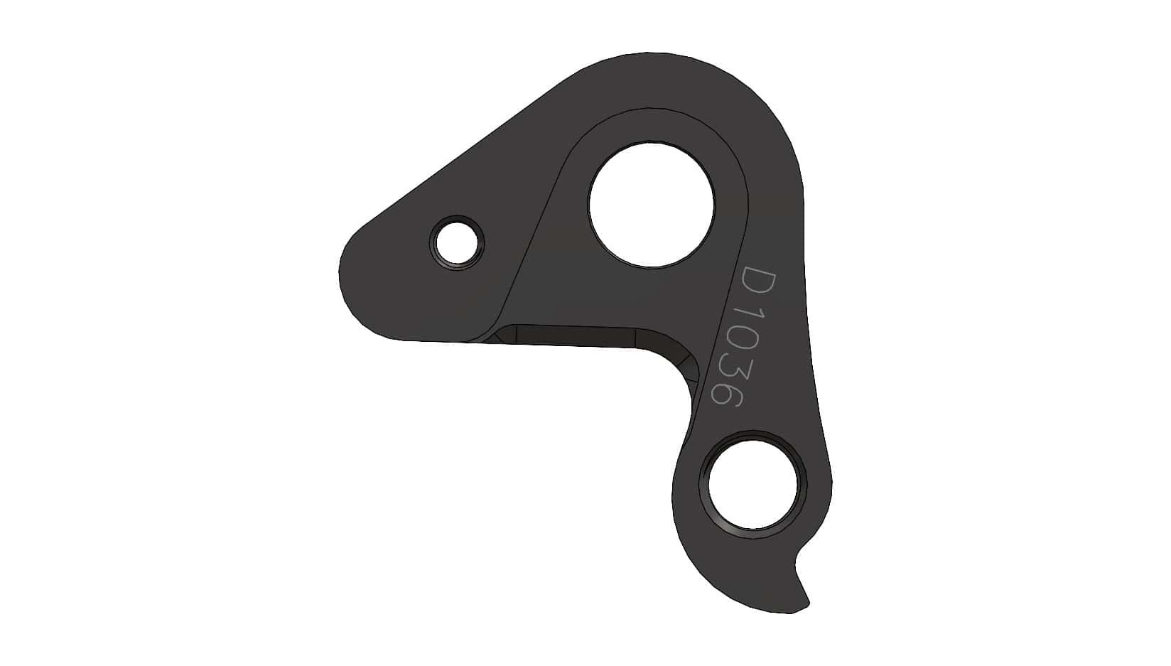 Derailleur hanger for rock machine