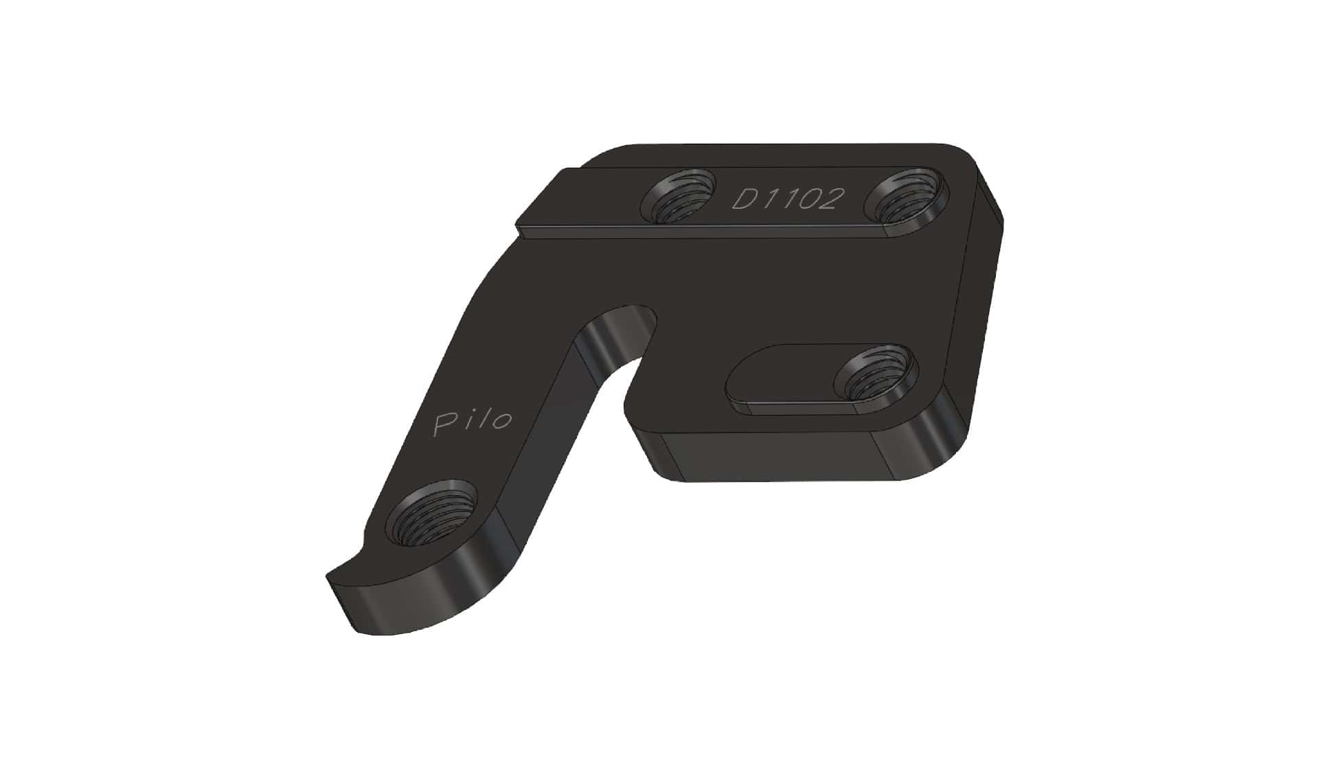 Derailleur hanger for Airborne, KHS, Mondraker, Motobecane, Nox, Raleigh