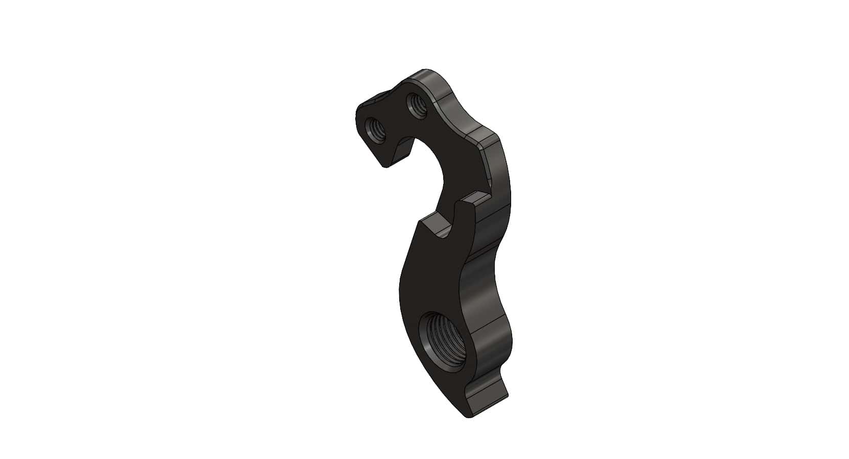 Derailleur hanger for Bakcou, BiXS, Fuji, Helkama, Silverback, White