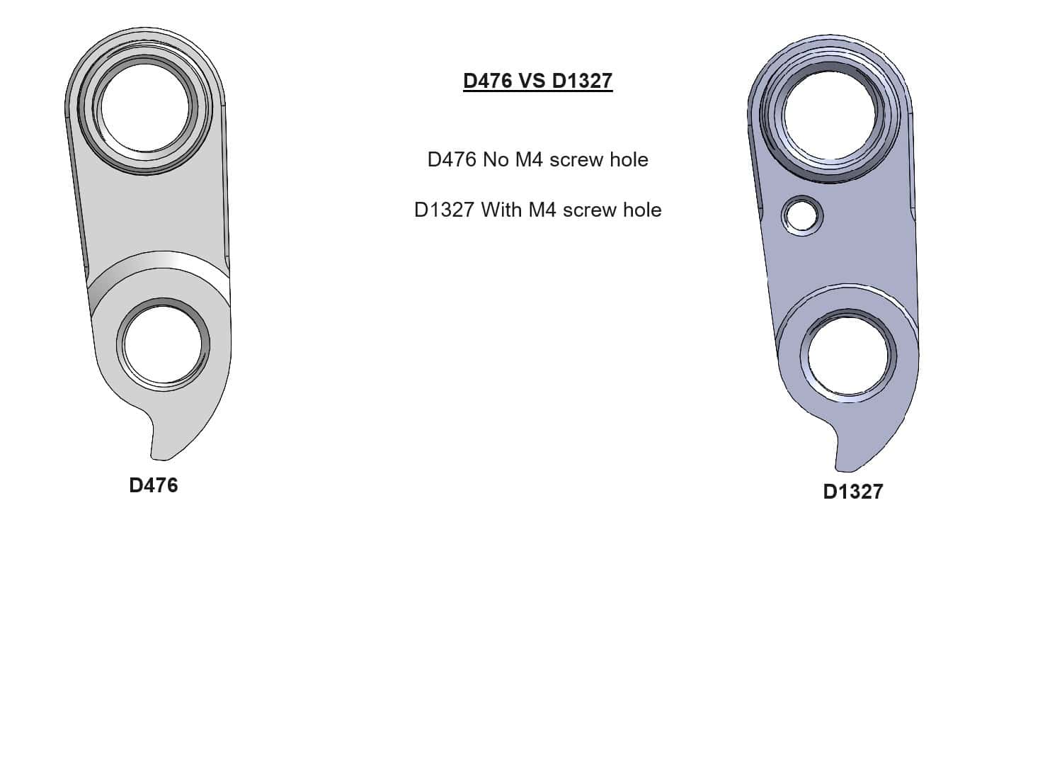 Derailleur hanger for KTM