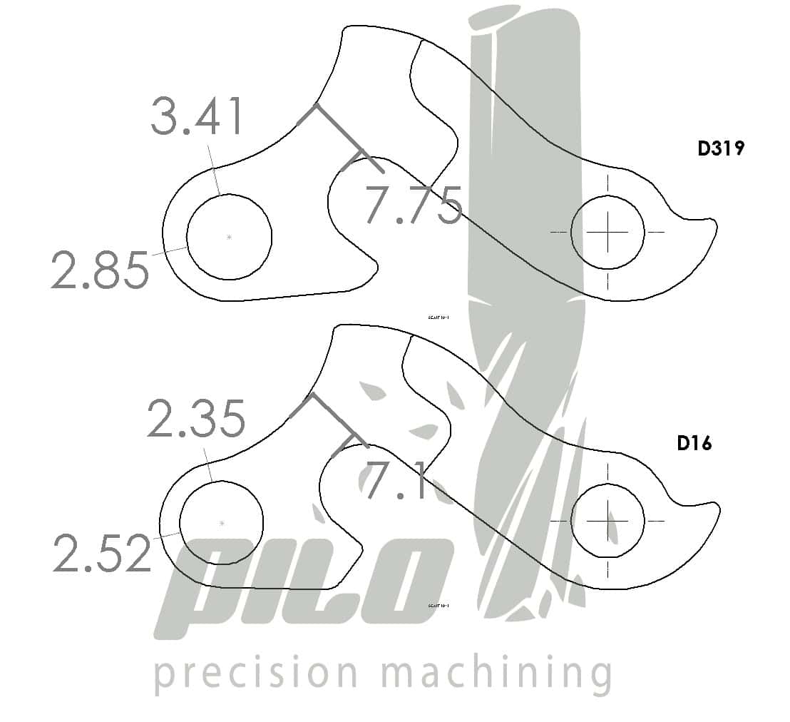 Derailleur hanger for for Cube, Focus, Fuji, K2, KHS, KTM, Kona, Lapierre, Norco, Trek…