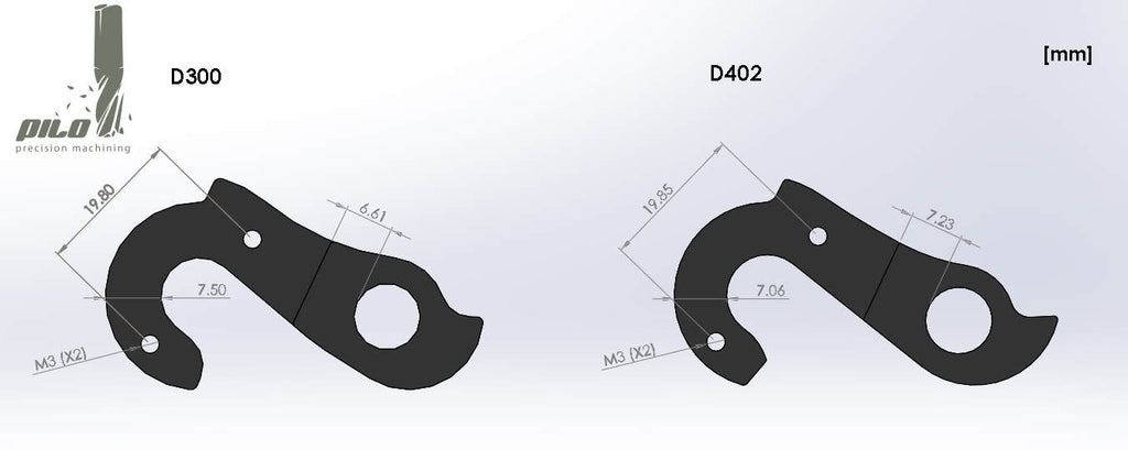 Derailleur hanger for Carrera, Wilier