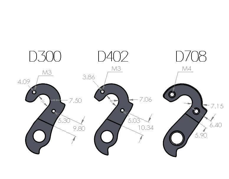 Derailleur hanger for Carrera, Wilier