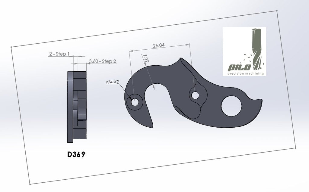 Derailleur hanger for Colnago