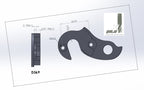 Derailleur hanger for Colnago