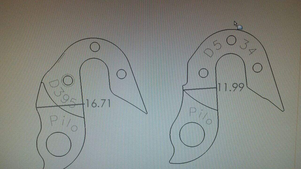 Derailleur hanger for Cipollini