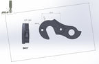 Derailleur hanger for Colnago
