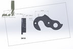 Derailleur hanger for Colnago