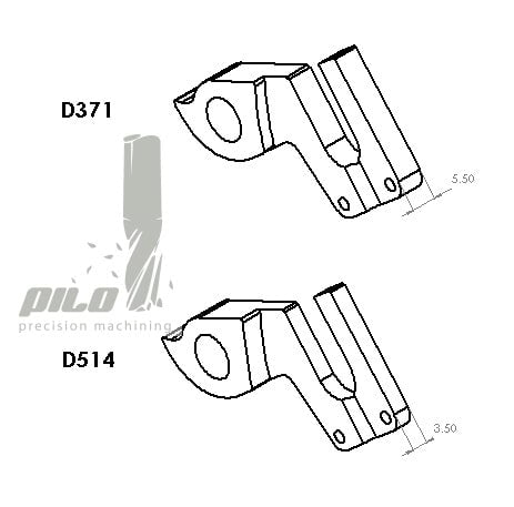 Derailleur hanger for BMC