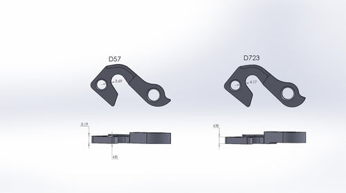 Derailleur hanger for Airborne, Garneau, GT, KHS