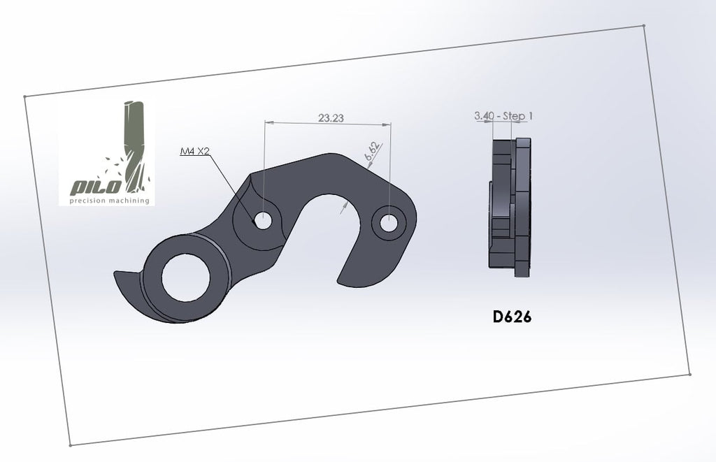 Derailleur hanger for Colnago