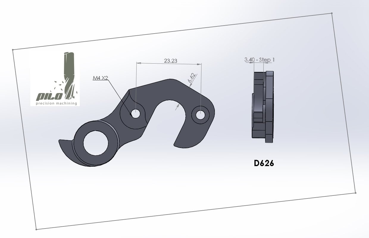 Derailleur hanger for Colnago