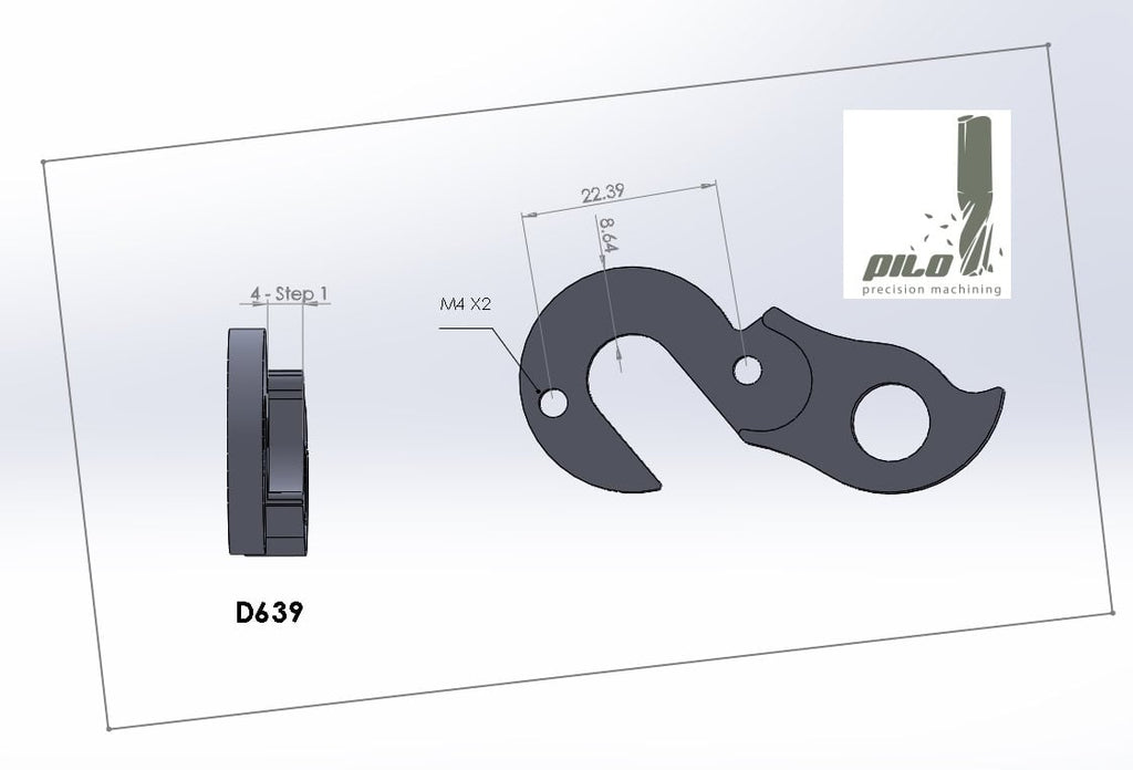 Derailleur hanger for Colnago