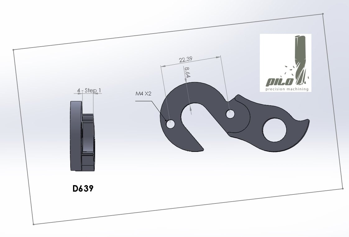 Derailleur hanger for Colnago