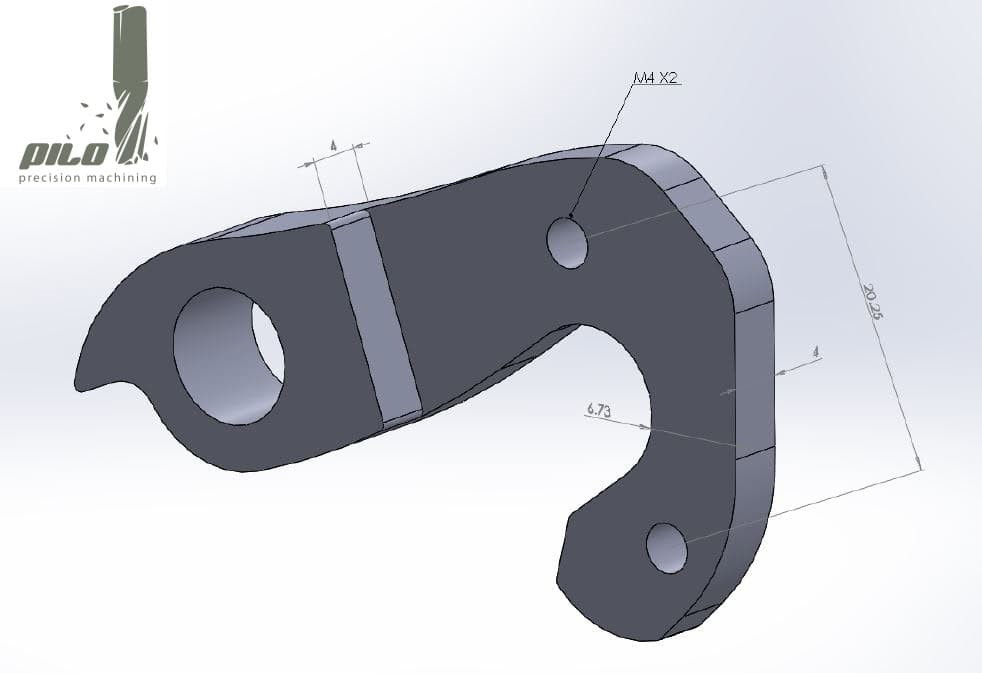 Derailleur hanger for Vitus