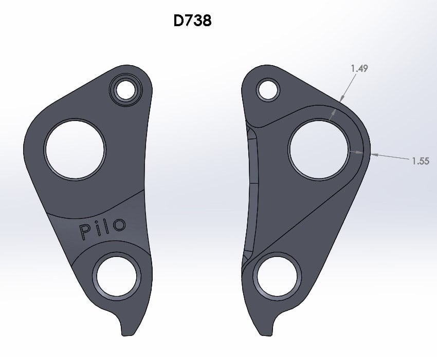Derailleur hanger for Specialized