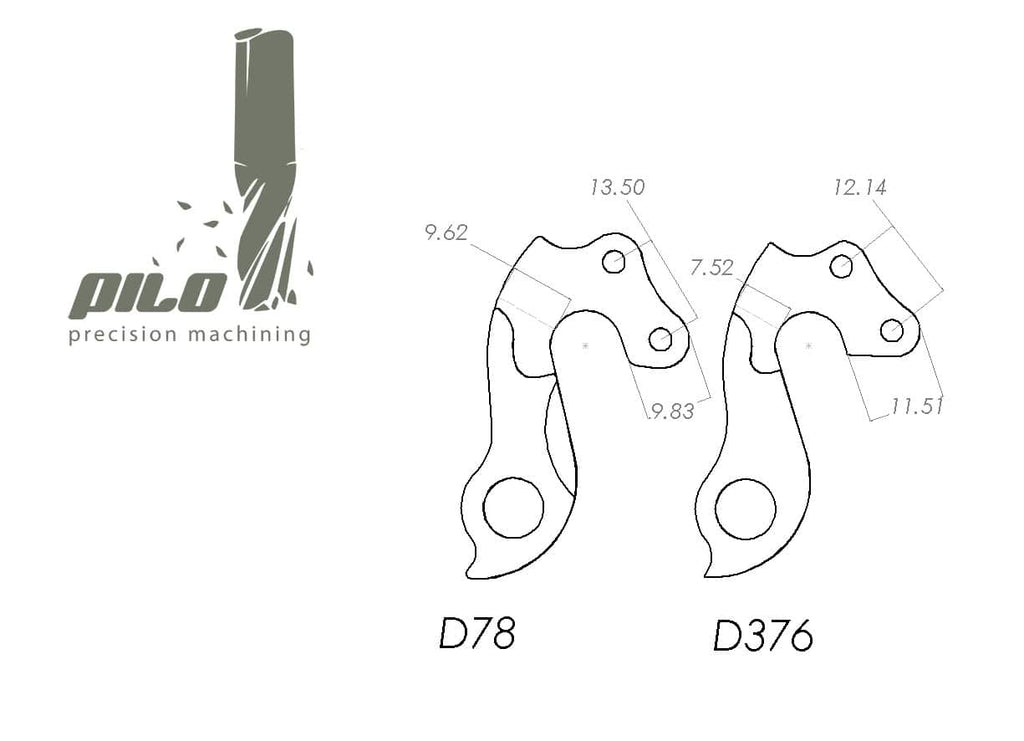 Derailleur hanger for Canyon, Focus, KSM, Marin, Merida, Orbea, Raleigh, Stevens…