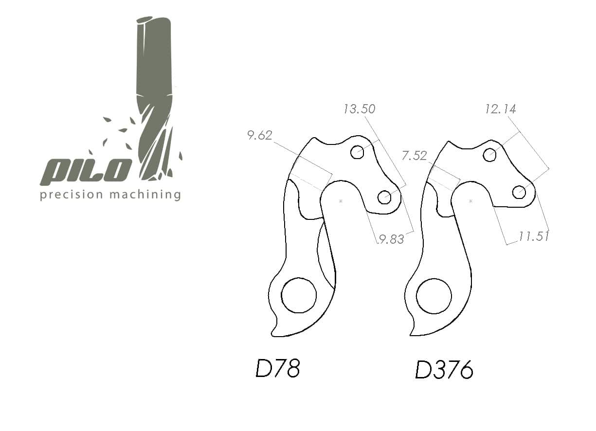 Derailleur hanger for Canyon, Focus, KSM, Marin, Merida, Orbea, Raleigh, Stevens…