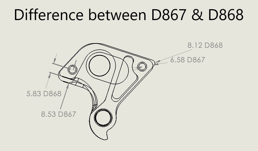 Derailleur hanger for Mondraker