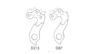 Derailleur hanger for Isaac, Kuota, Marcello, Poison, Polygon, Stevens, Wilier