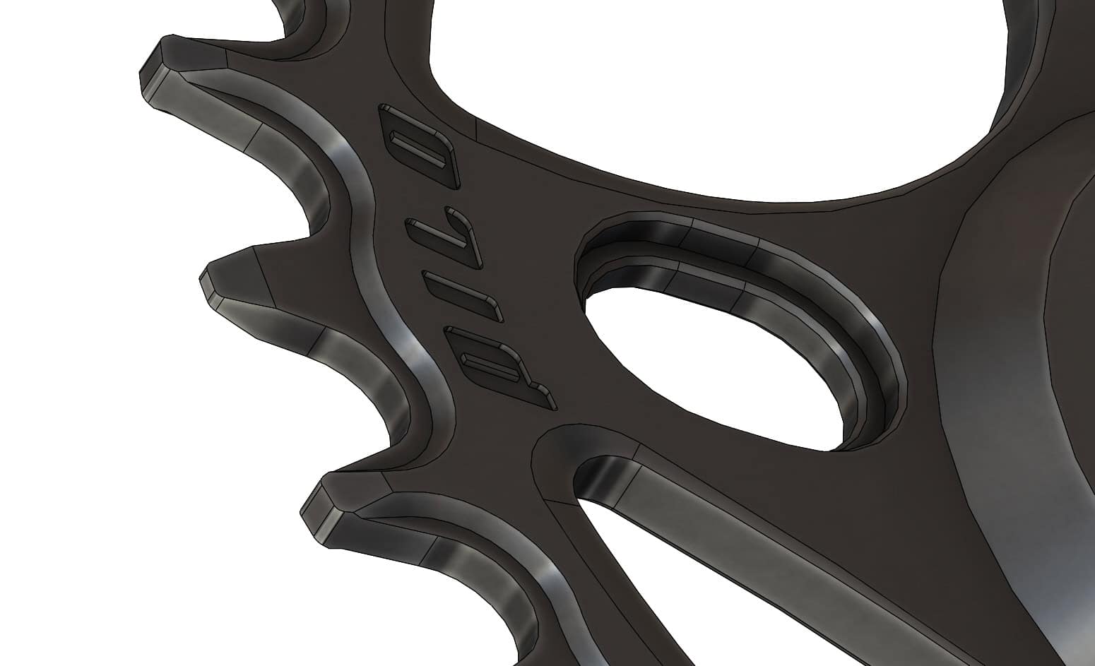 30T Narrow wide Chainring for Race Face direct Hyperglide+ Compatible