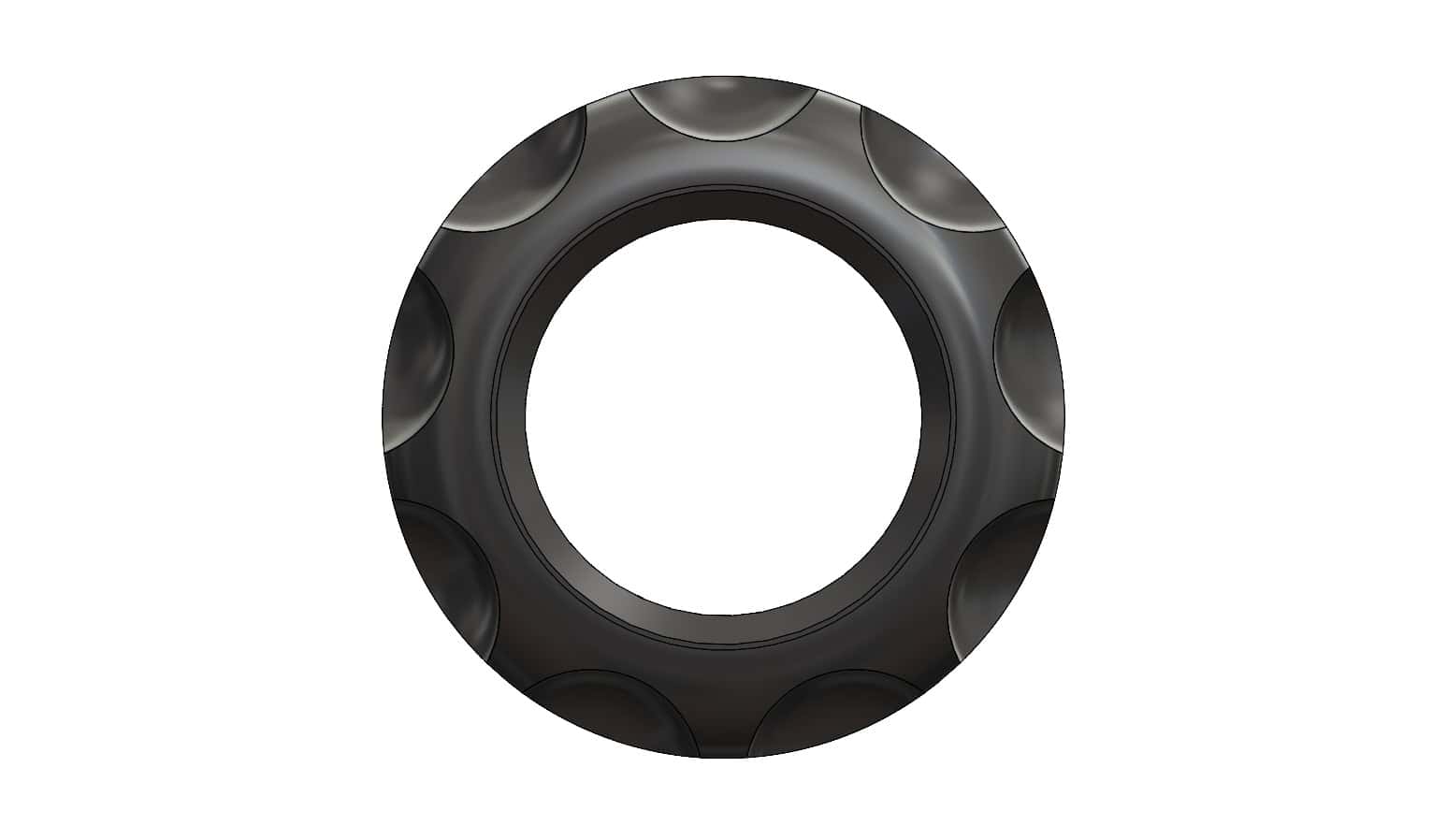 Locknut for standard 19mm housing, M12x1 double lead threading