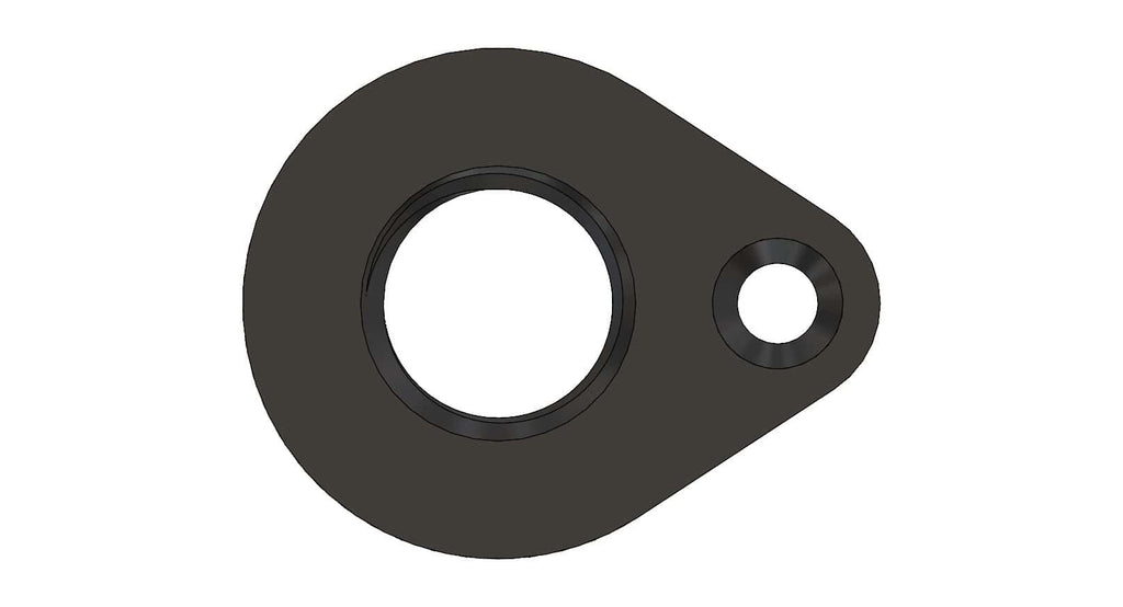 S48 + D830 Derailleur hanger and locknut set for Accent, Dolan, Finna, Price, Yoeleo