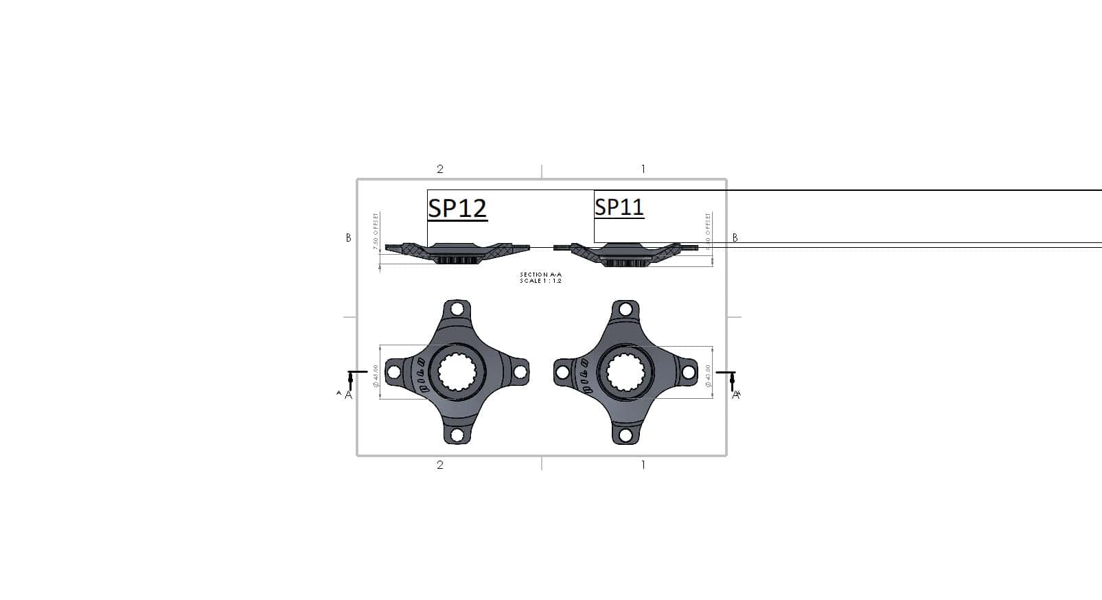 Spider for Bosch CX Direct, 104BCD Compatible